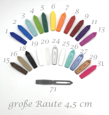 Auer Haarspange Raute groß 25er Set