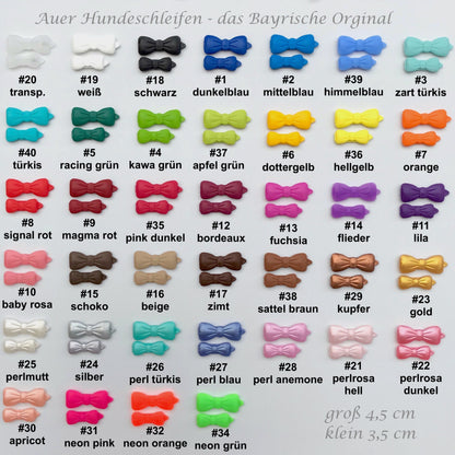 Auer Haarspange Schleife klein 25er Set