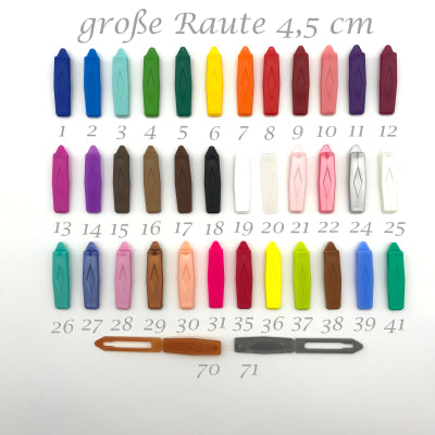 Auer Haarspange Raute groß 25er Set